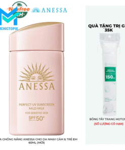 Anessa Sunscreen Milk for Sensitive Skin & Children 60ml (New)